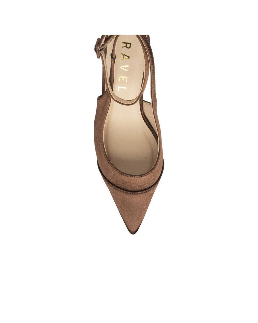 Ravel Brown Catrine Slingback Court Shoes