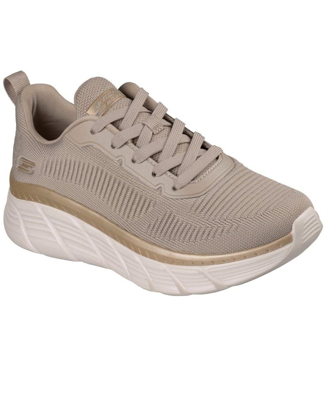 Skechers Gray Bobs B Flex Hi Flying Trainers