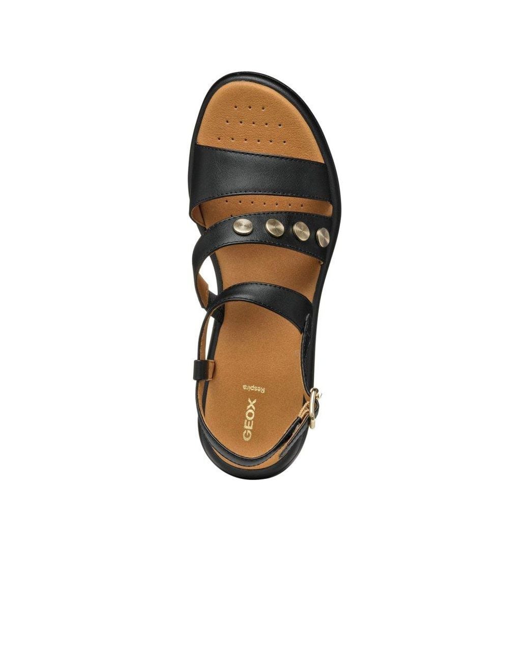 Geox Black D Meliconia Sandals