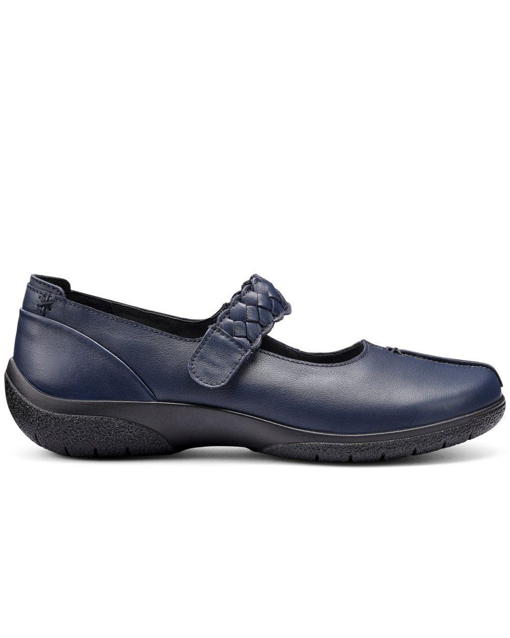 Hotter Blue Shake Ii Wide Fit Mary Jane Shoes