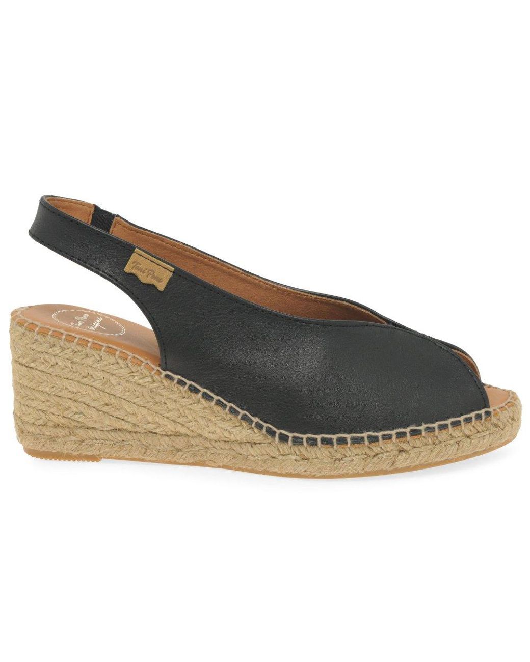 Toni Pons Metallic Laila Wedge Heel Espadrille Sandals