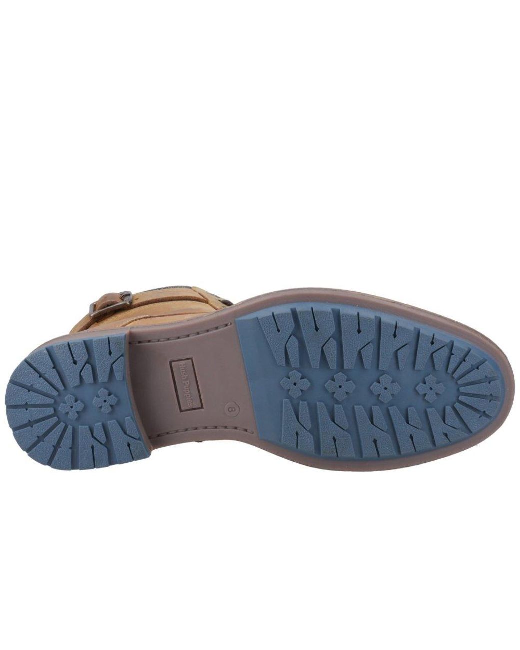 Hush Puppies Brown Jordan Buckle Boots for men
