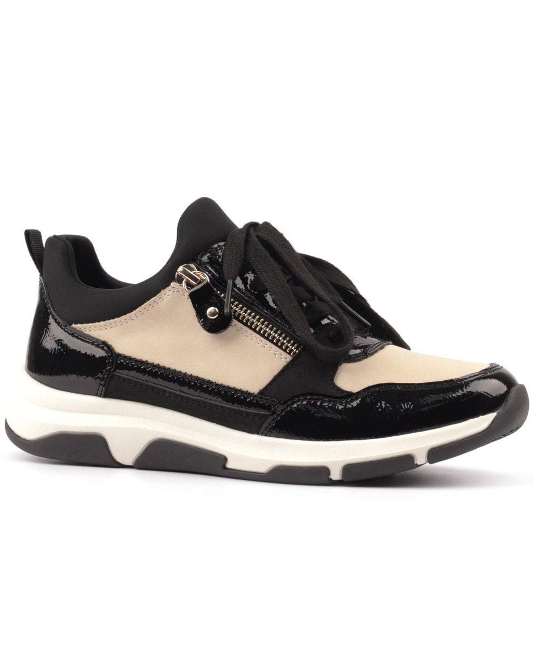 Lunar Black Cora Trainers