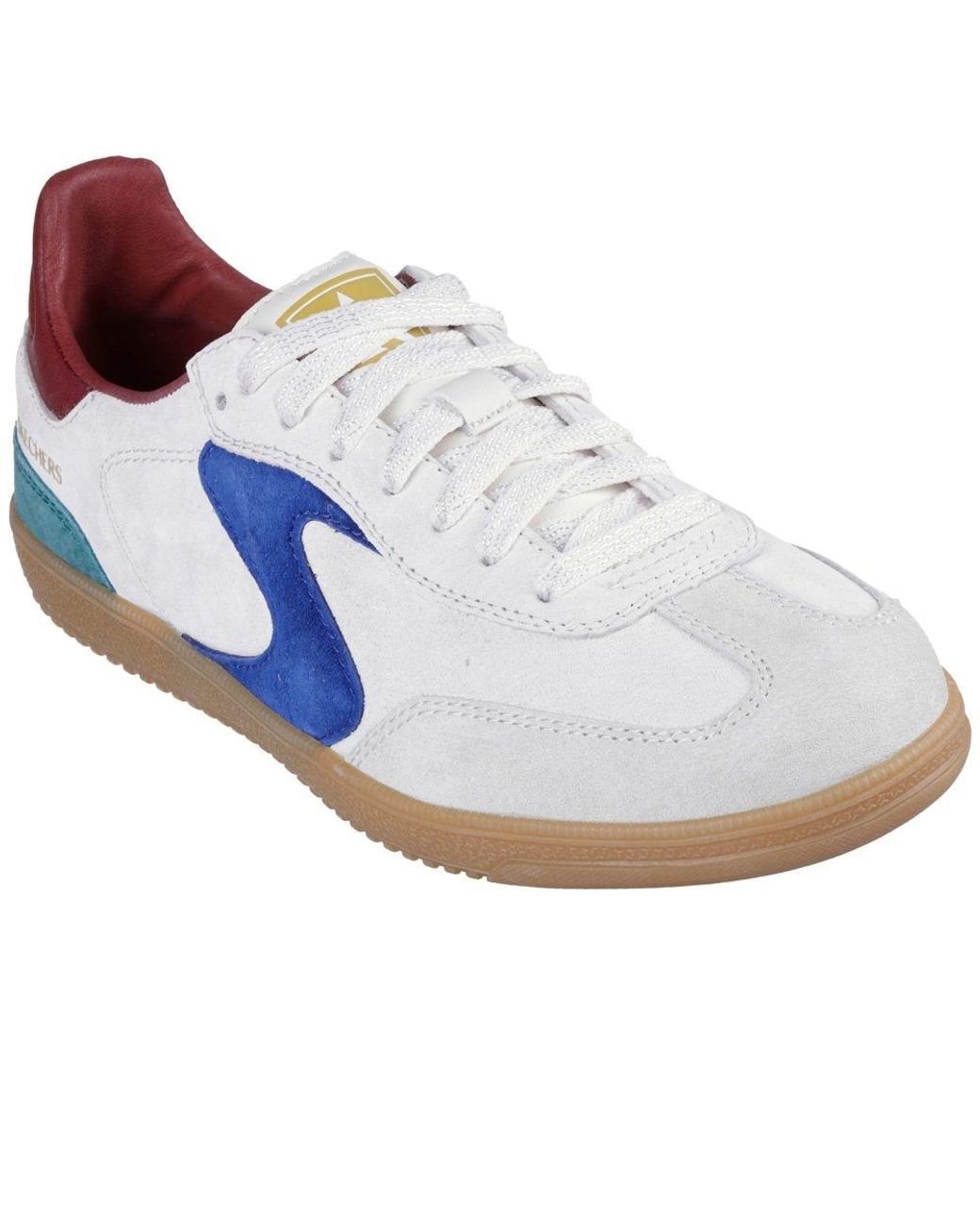Skechers White Hotshot For The Win Trainers