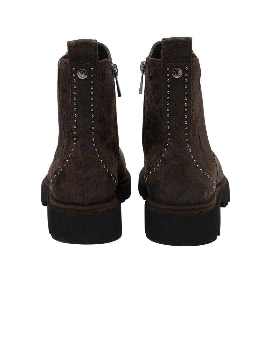 Lotus Brown Selma Chelsea Boots