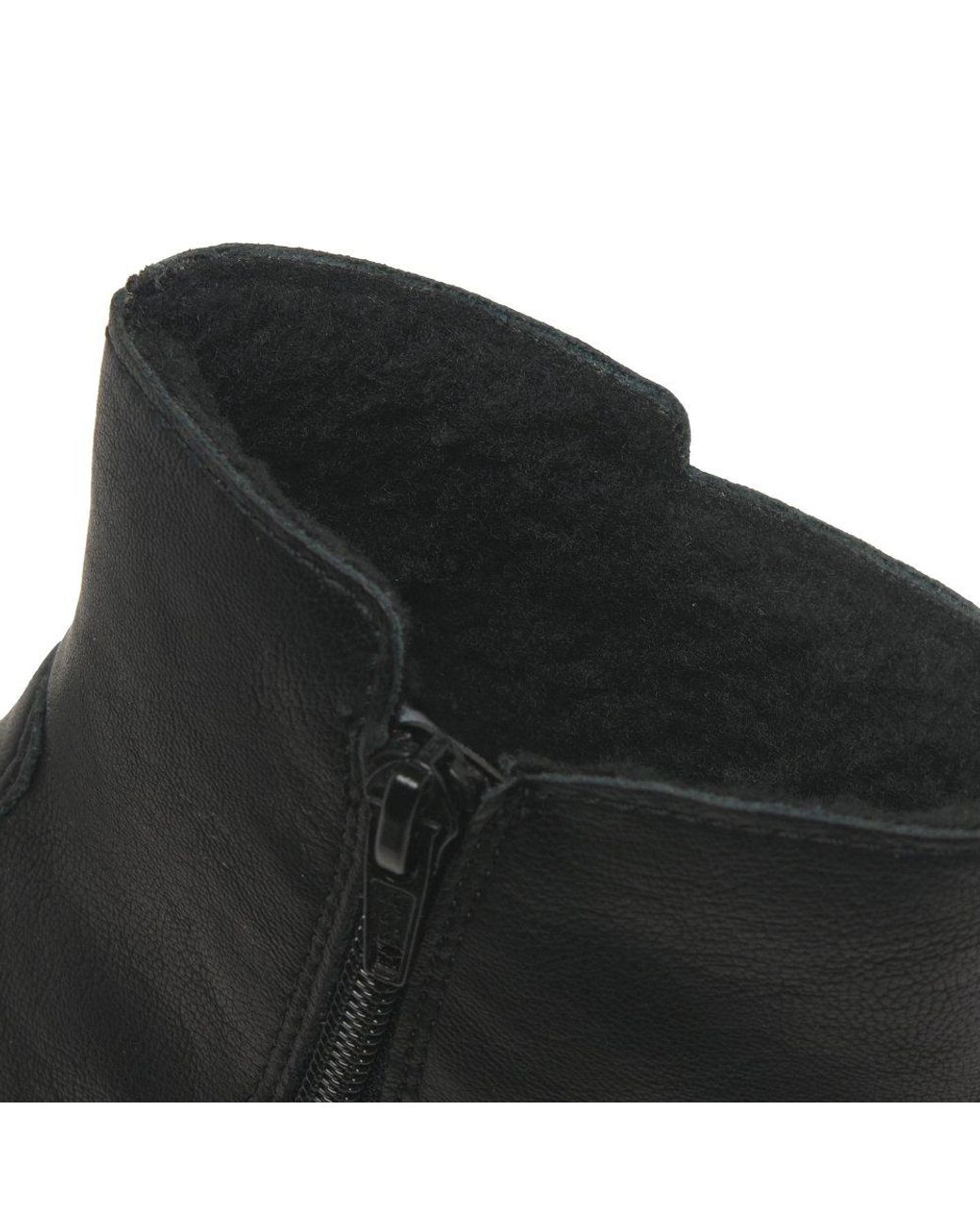 Rieker Black Capital Ankle Boots
