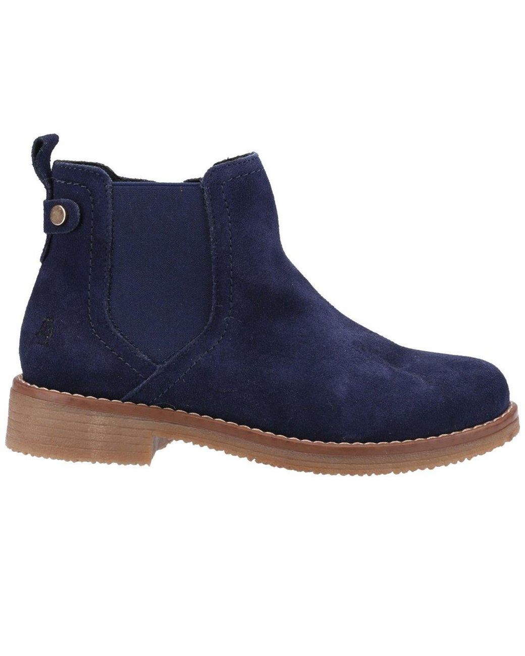 Hush Puppies Blue Maddy Chelsea Boots