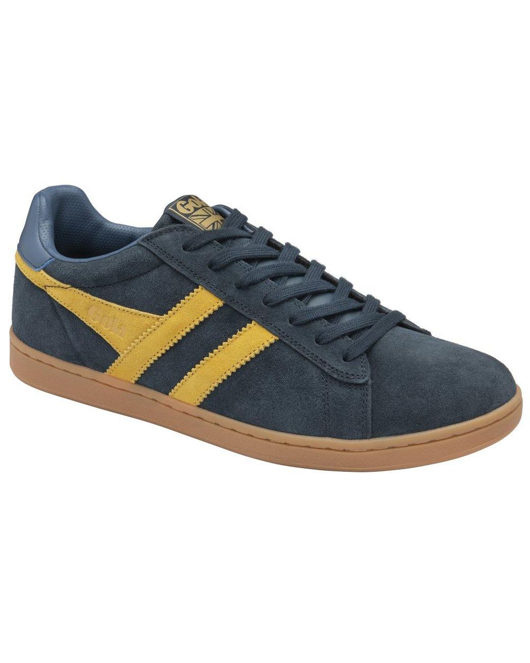 Gola Blue Equipe Ii Suede Trainers Size: 7 for men