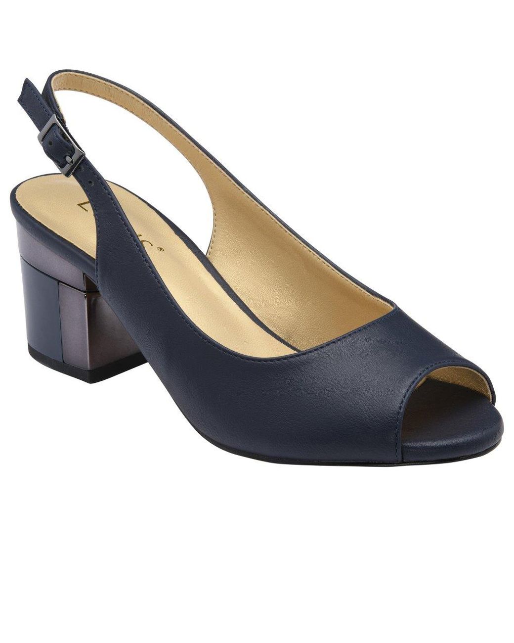Lotus Blue Evelyn Slingback Sandals