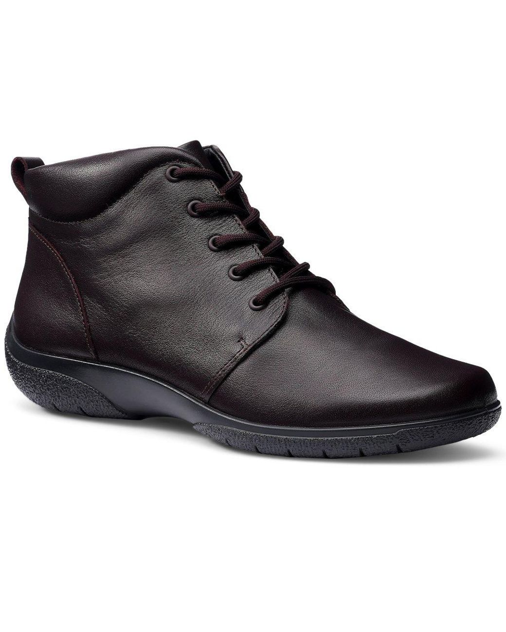 Hotter Black Ellery Wide Fit Ankle Boots