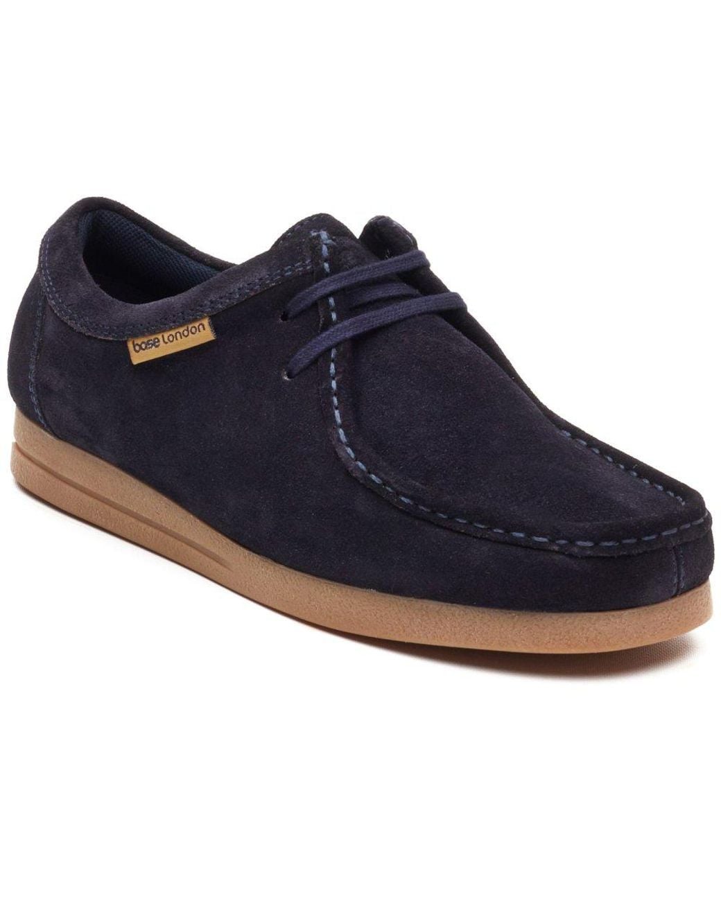 Base London Blue Koko Wallabe Shoes for men