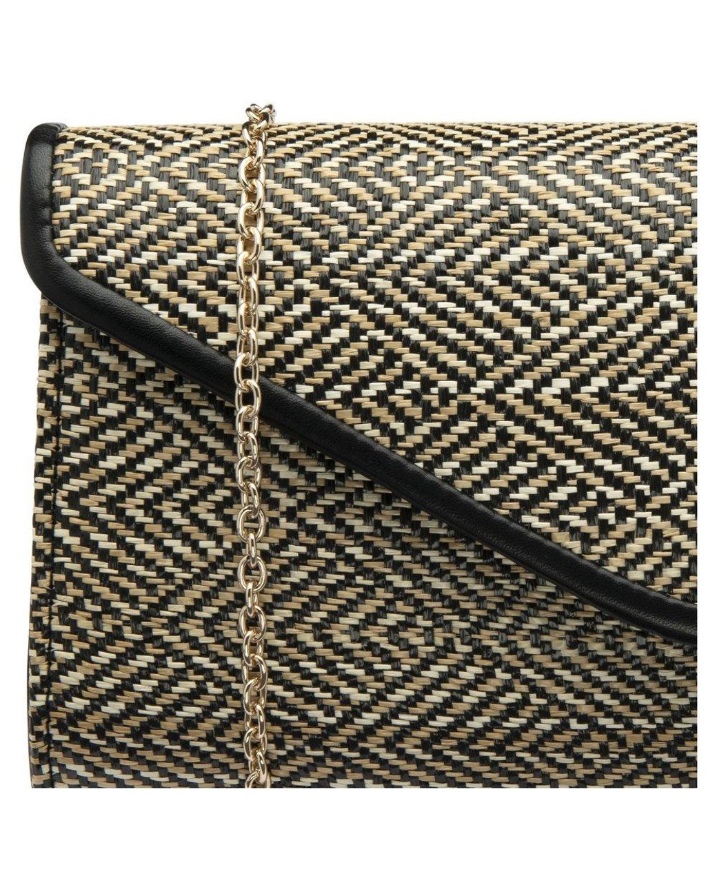 Lotus Metallic Chariot Clutch Bag