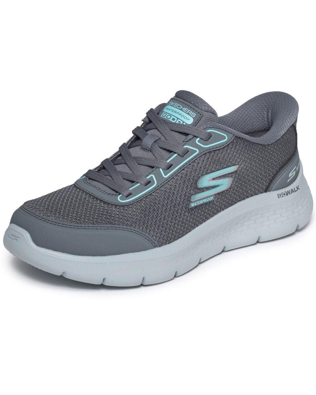 Skechers Gray Go Walk Flex Mabel Trainers
