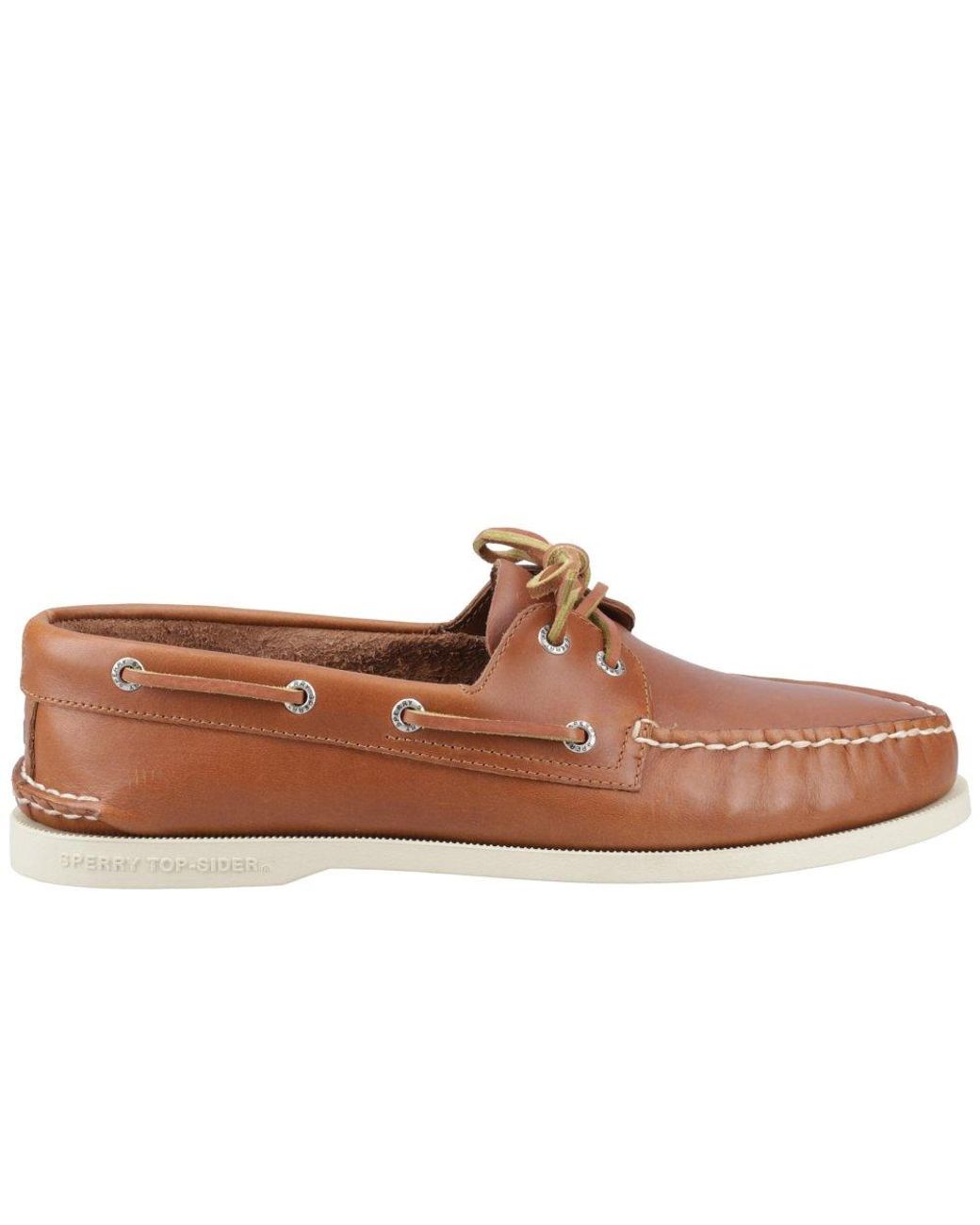Sperry Top-Sider Brown Authentic Original 2-Eye Boat Shoes for men