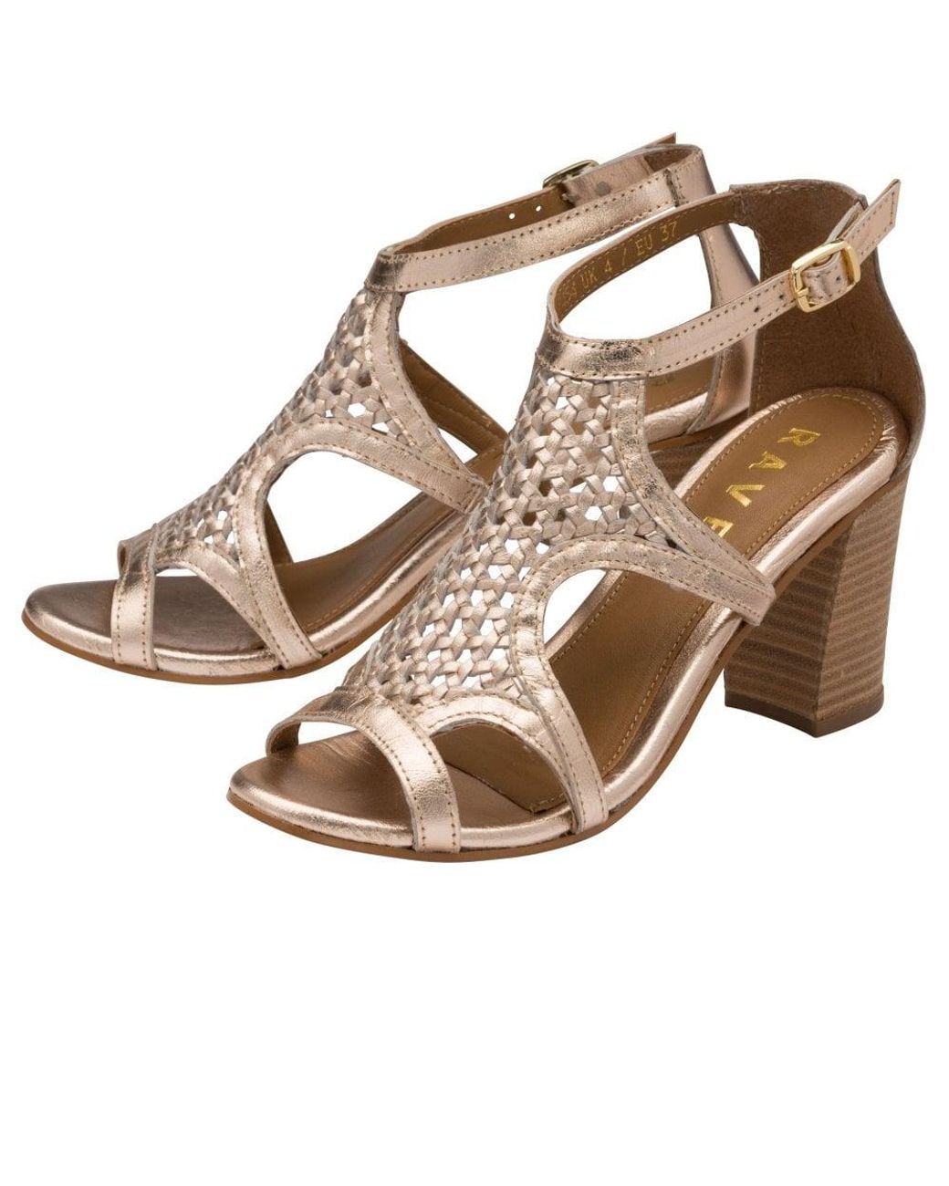 Ravel Metallic Coreen Heeled Sandals