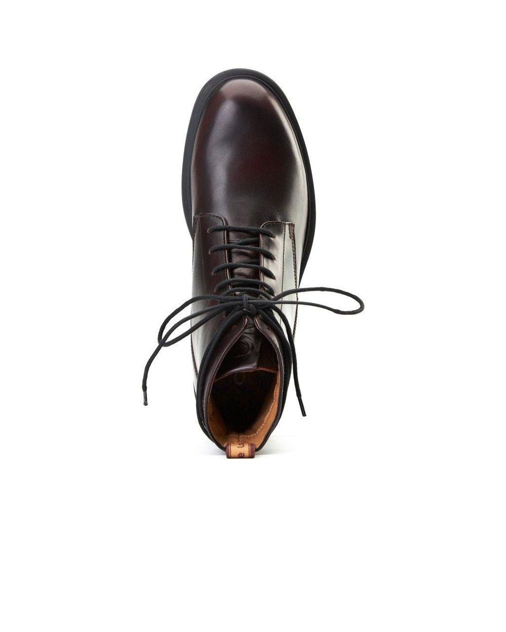 Base London Black Brunel 7 Eyelet Boot for men