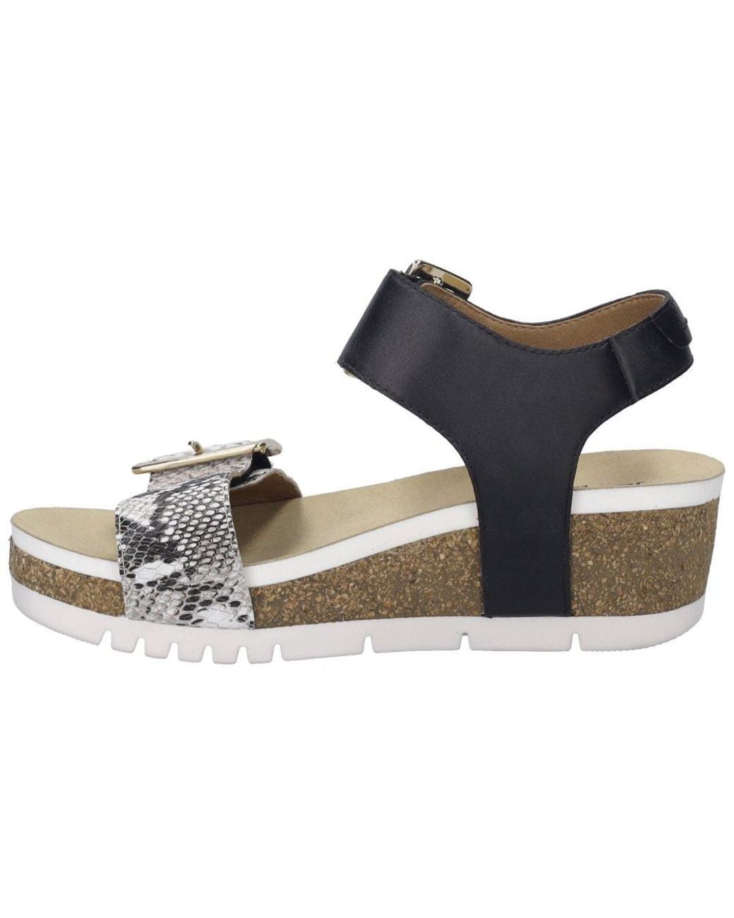 Josef Seibel Metallic Quinn 02 Wedge Sandals