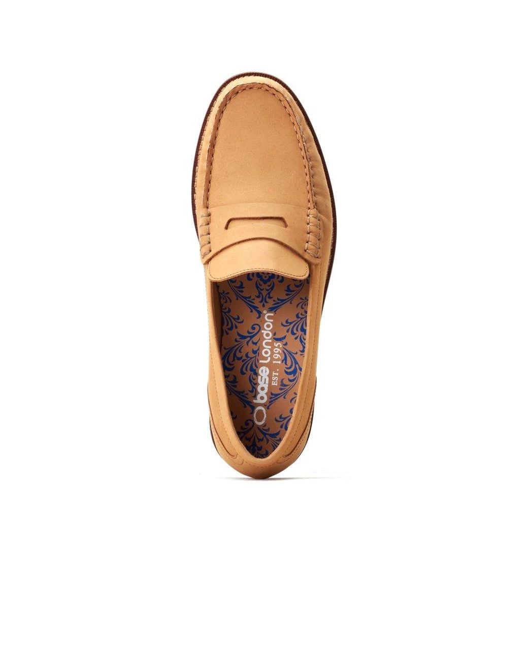 Base London Brown Garfield Penny Loafer for men
