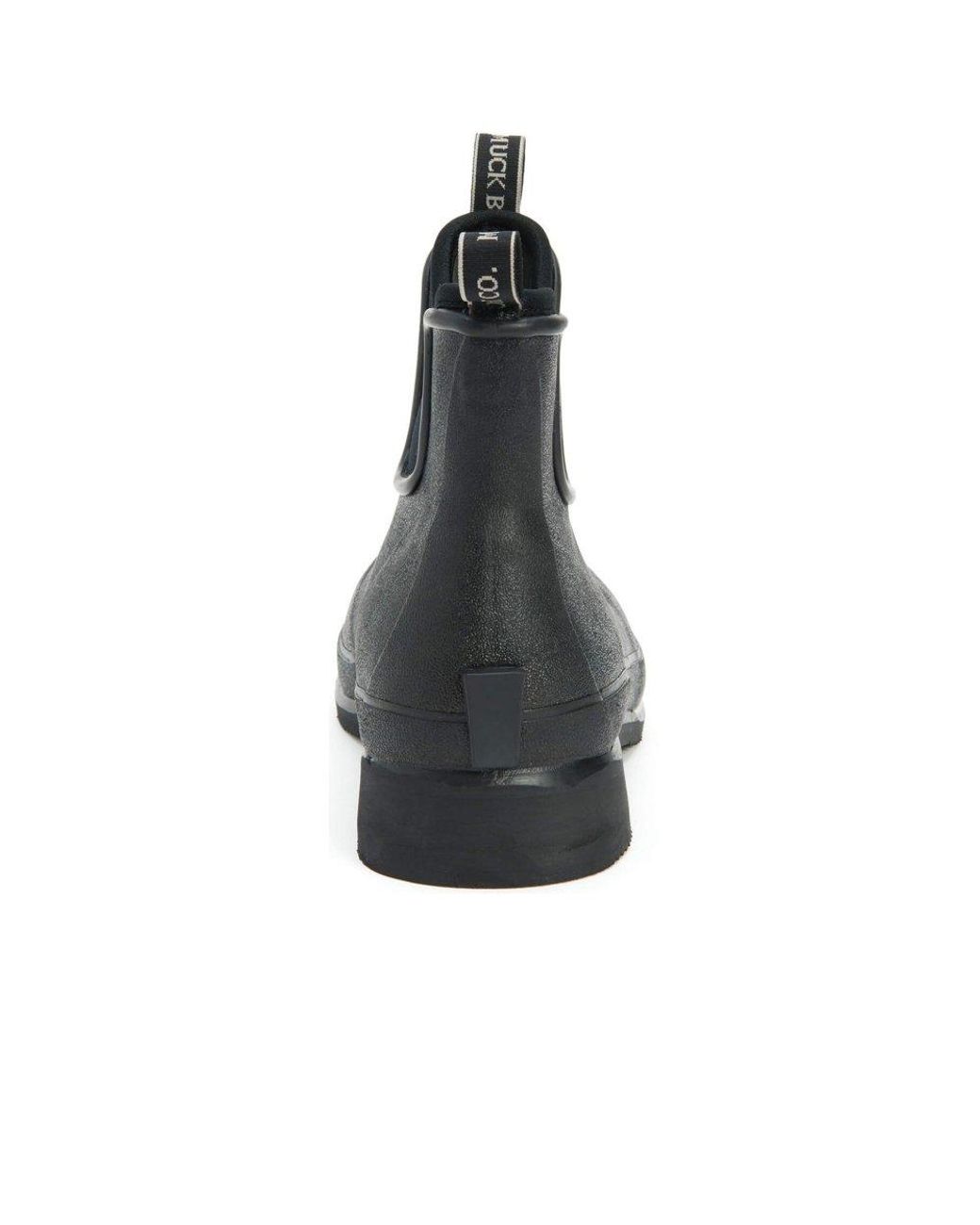 Muck Boot Black Wear Stable Yard Short Wellingtons