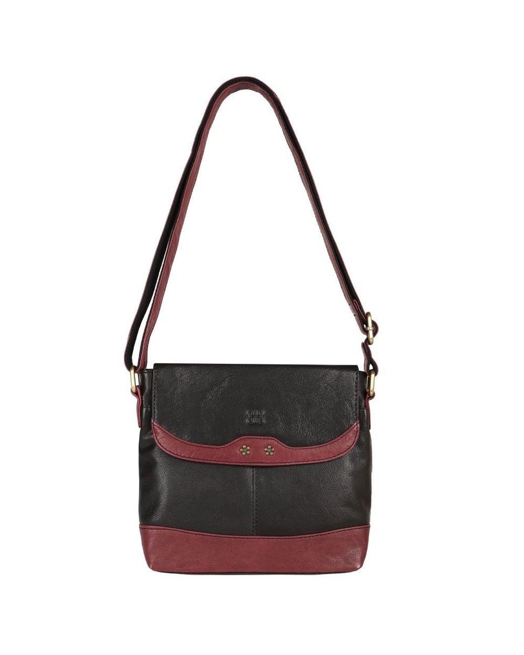 Lakeland Leather Black Hartsop Medium Messenger Bag