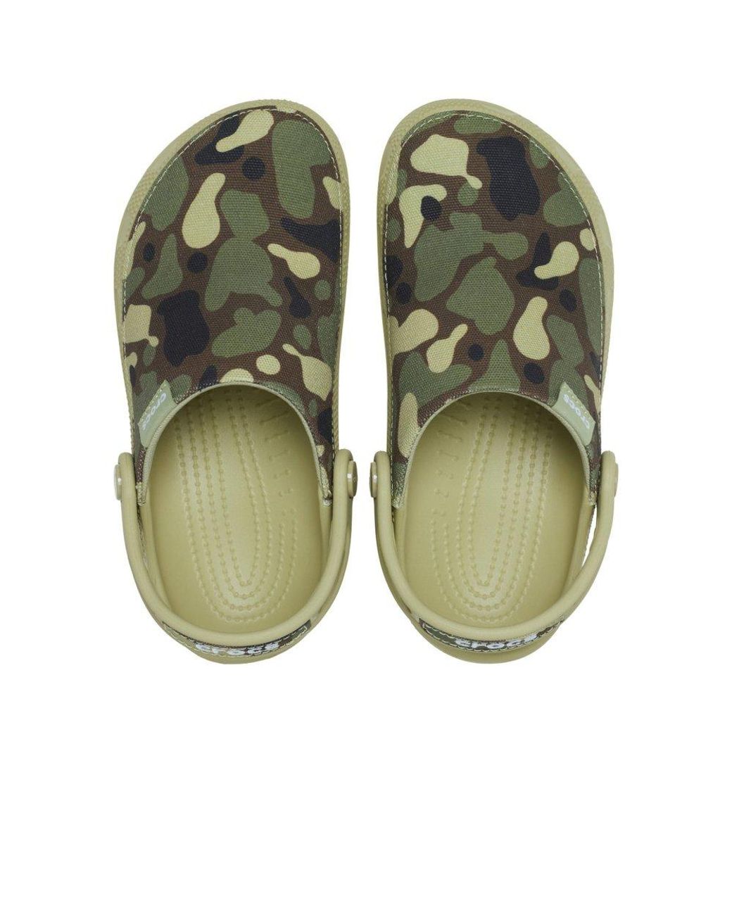 CROCSTM Green Classic Crafted Camo Clogs for men