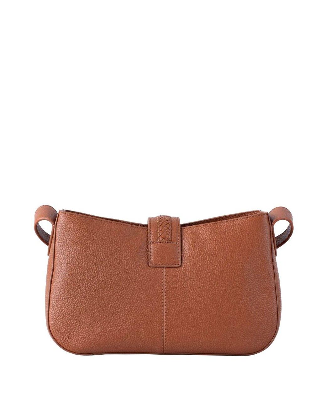 Lakeland Leather Brown Dalston Crossbody Bag