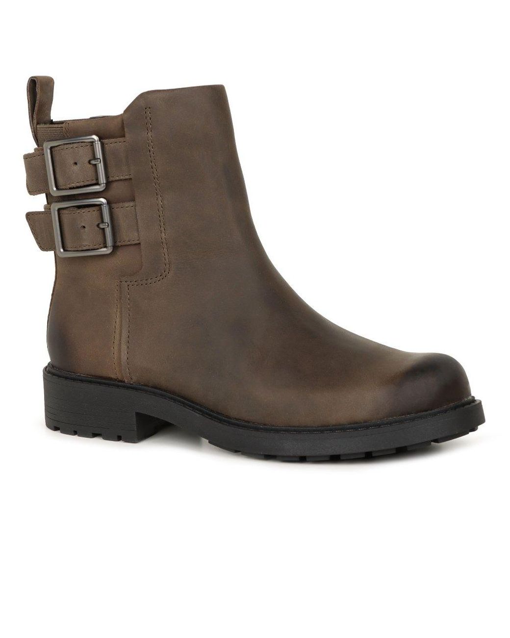 Clarks Brown Orinoco2 Bay Ankle Boots Colour: Mole Lea