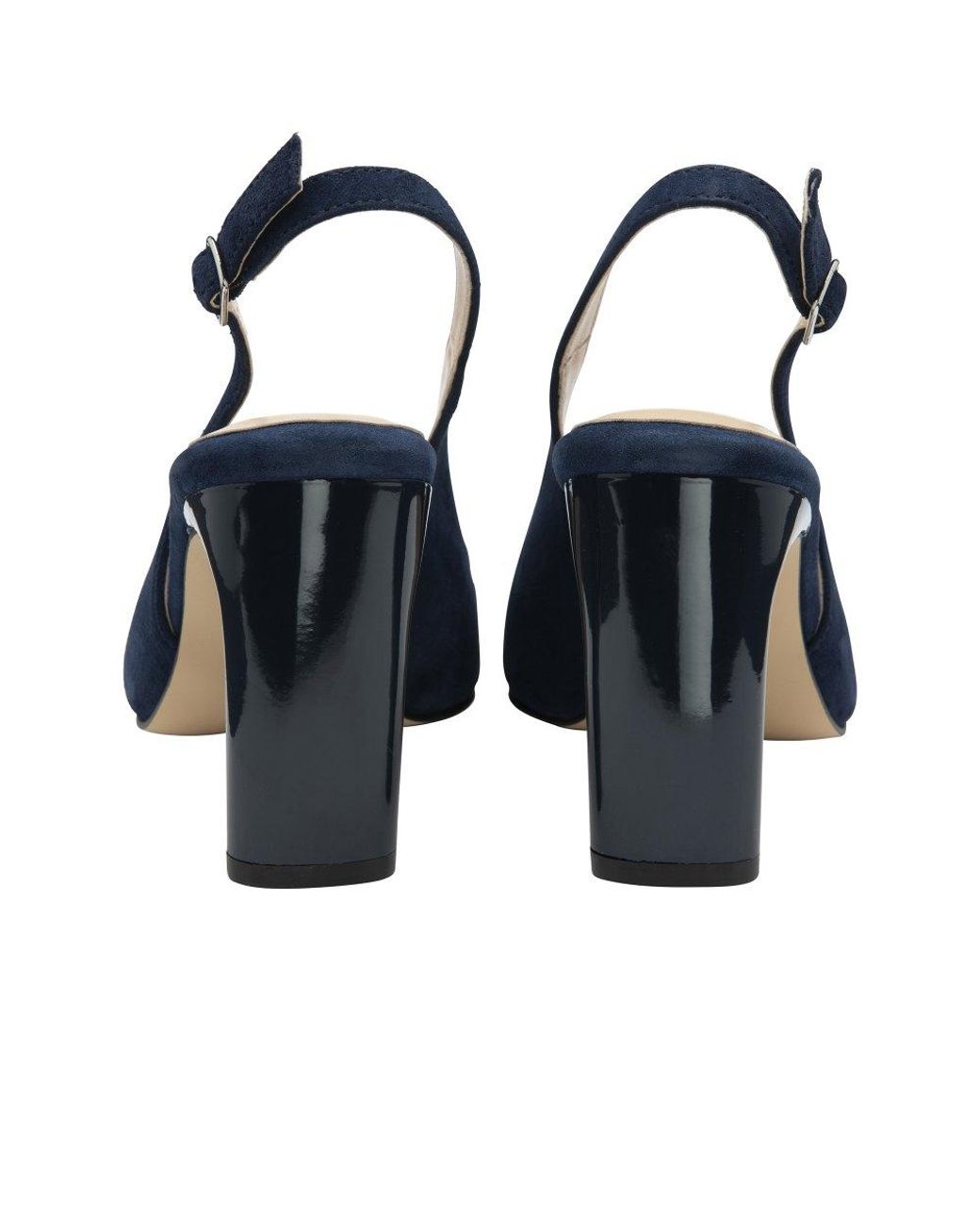 Lotus Blue Luciana Slingback Court Shoes