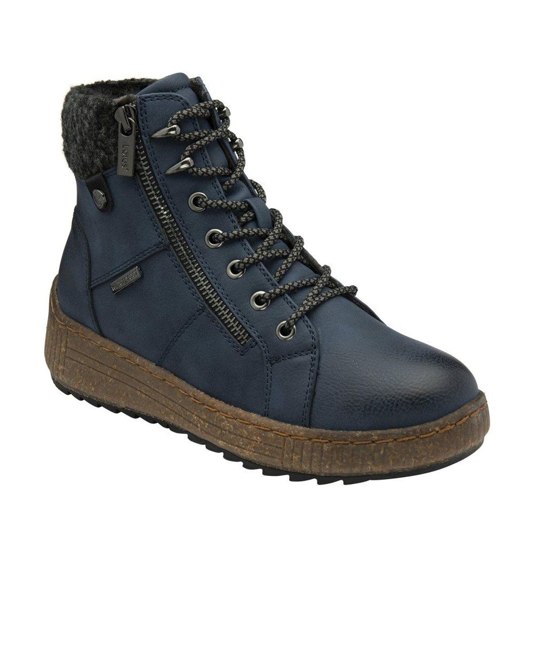 Lotus Blue Penrithe Ankle Boots