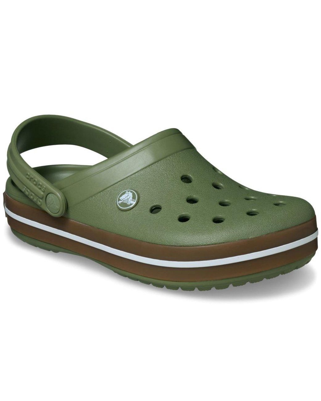CROCSTM Green Crocband Gum Clogs for men