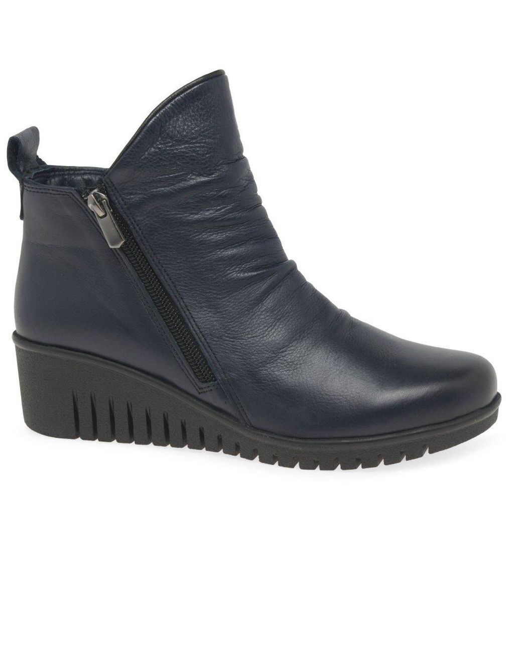 Lotus Black Cordelia Ankle Boots