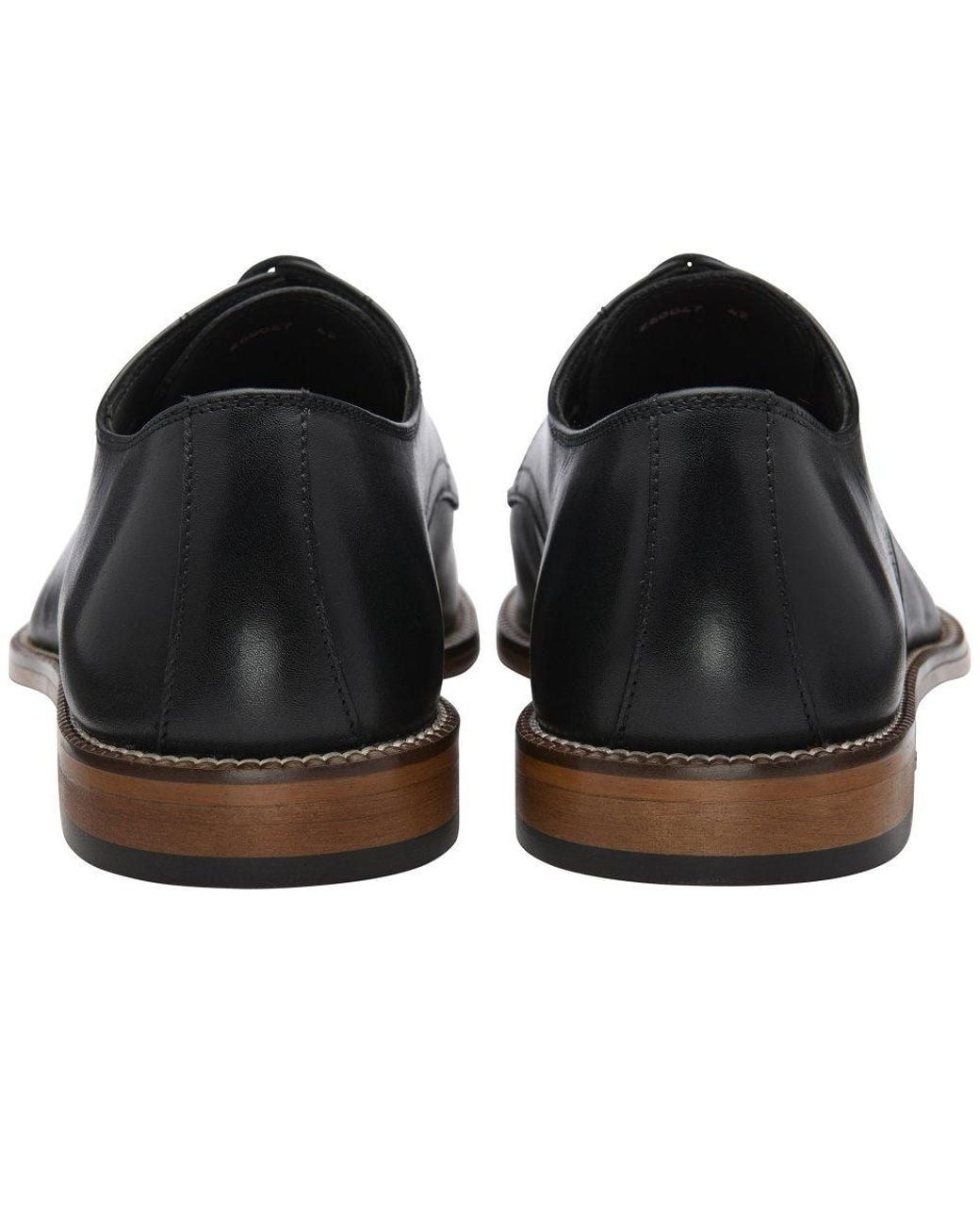 Frank Wright Black Chambers Derby Shoes for men