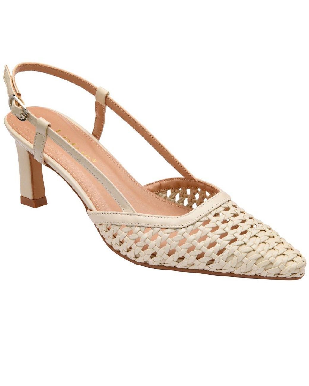 Lotus Metallic Livia Slingback Open Courts