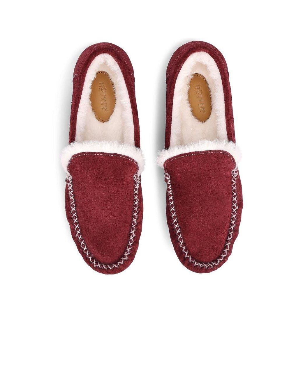 Hotter Red Dreams Slippers