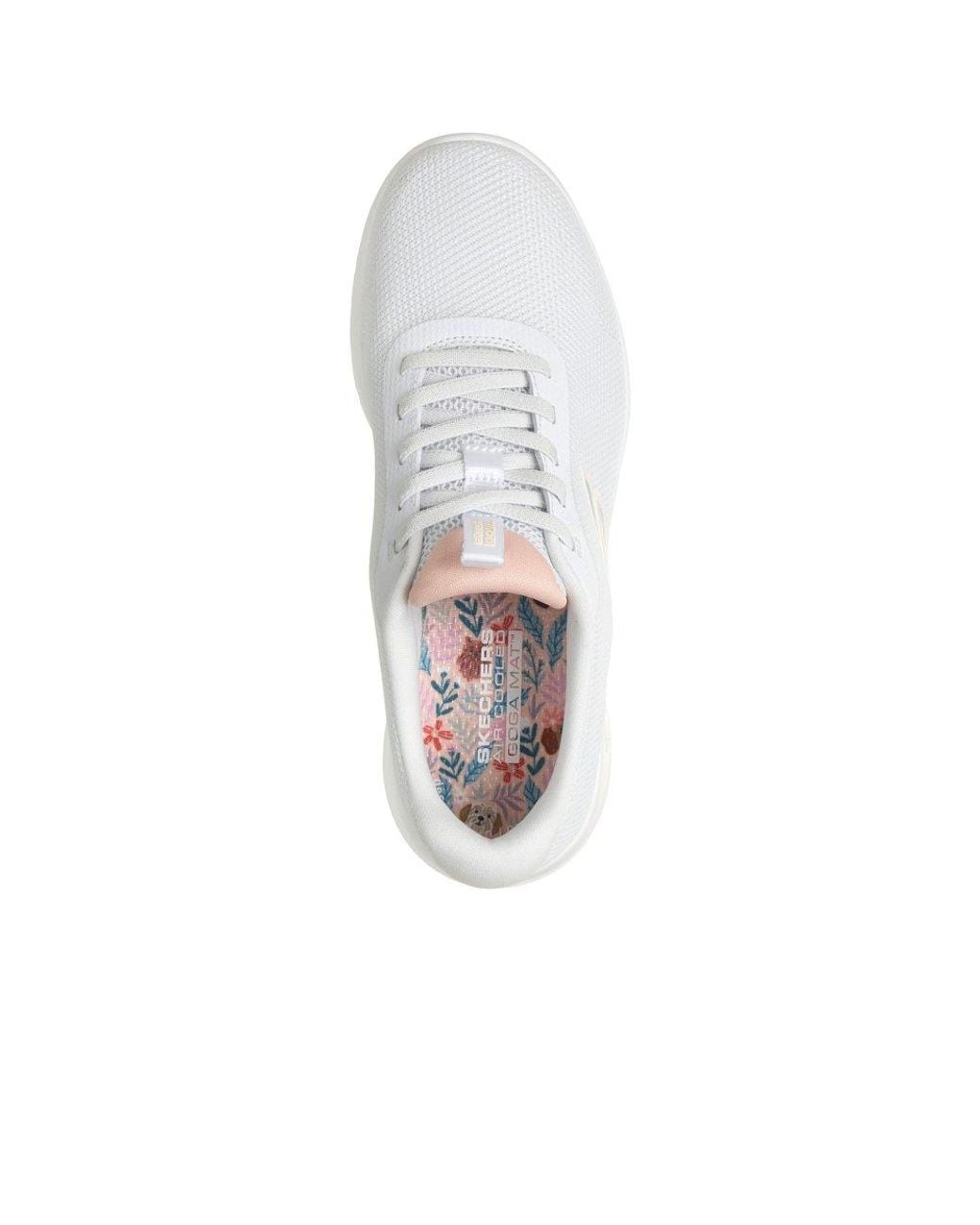 Skechers White Go Walk Joy Rina Trainers