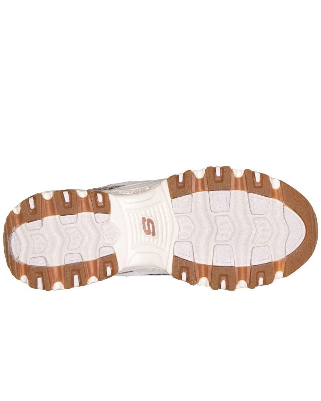 Skechers White Dlites Wild Charm Trainers