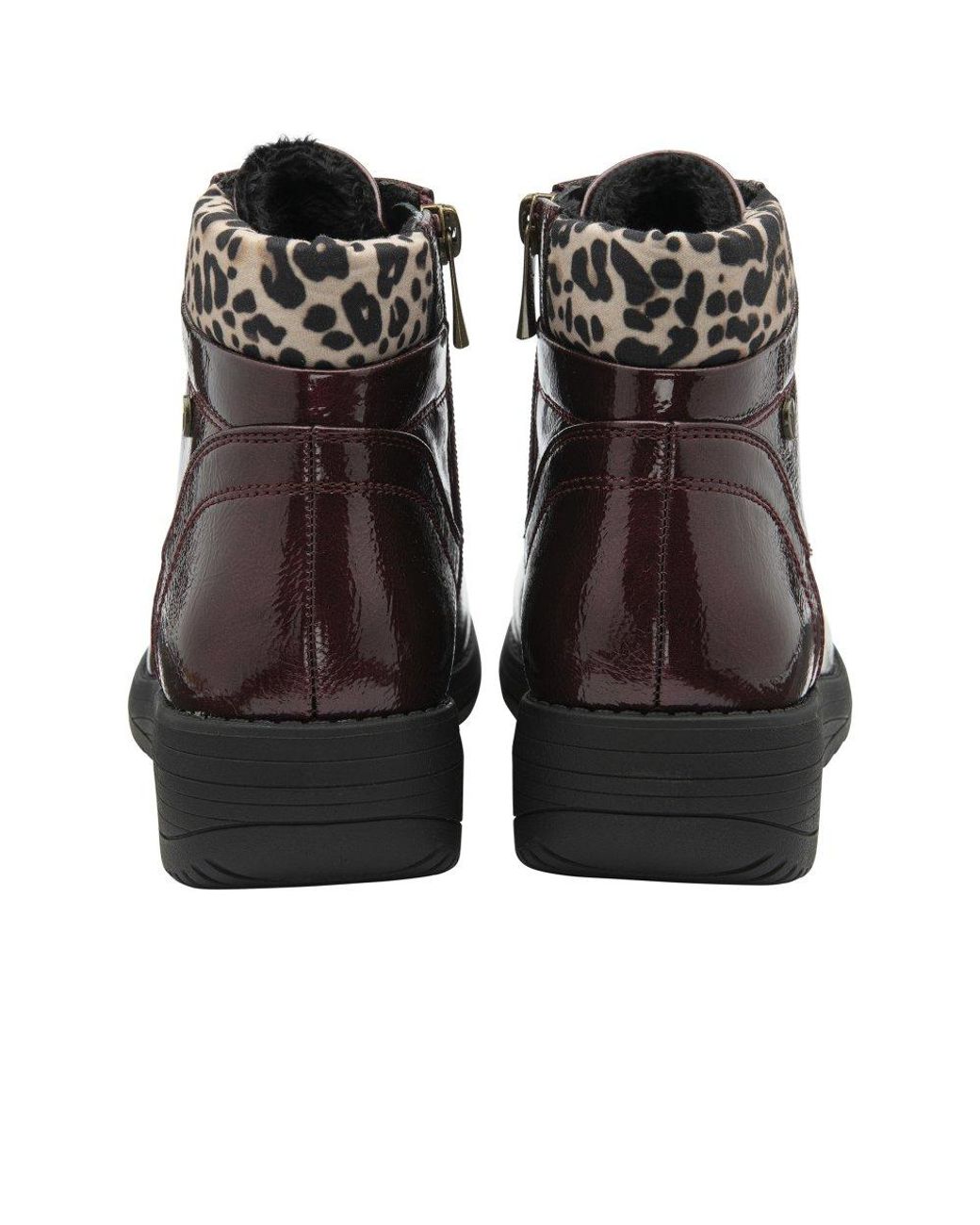 Lotus Brown Abelia Ankle Boots