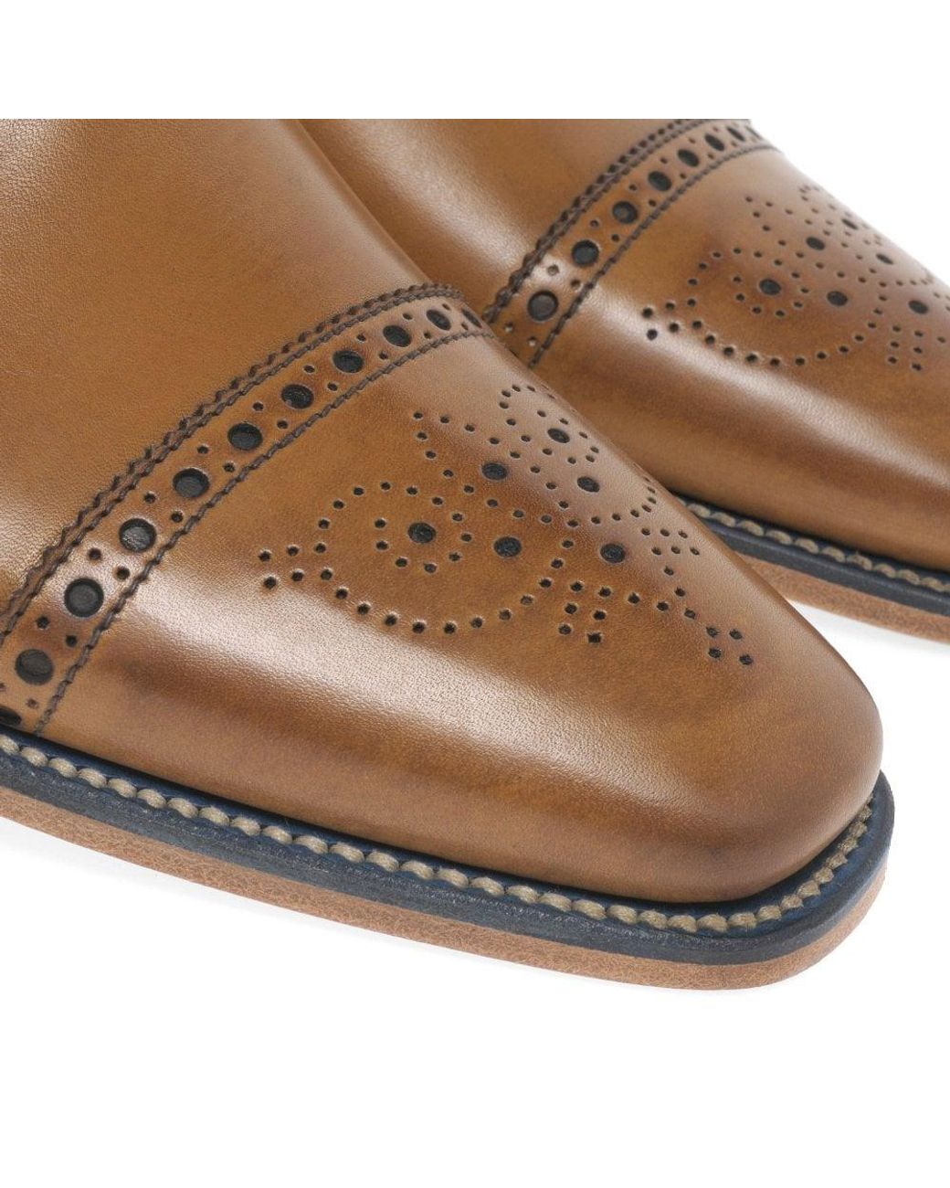 Loake Brown Foley Formal Lace Up Shoes for men