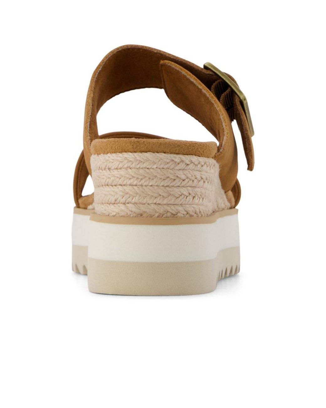 TOMS Brown Diana Wedge Sandals