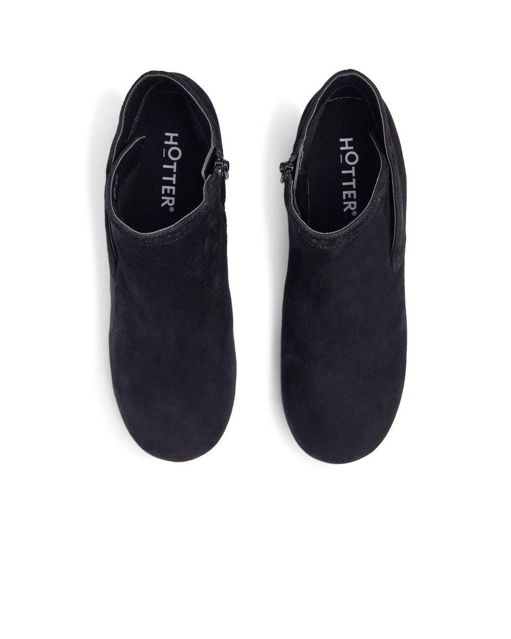Hotter Blue Opera Ankle Boots