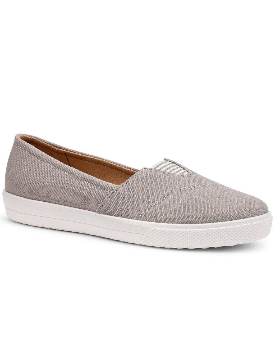 Hotter Gray Laurel Canvas Shoes