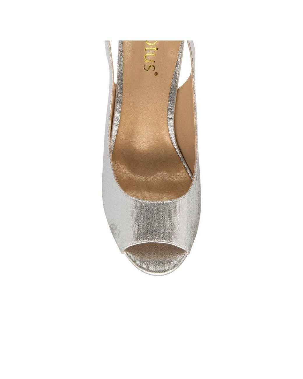 Lotus White Evelyn Slingback Sandals