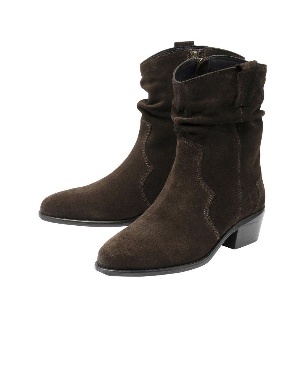 Lotus Black Dolly Ankle Boots