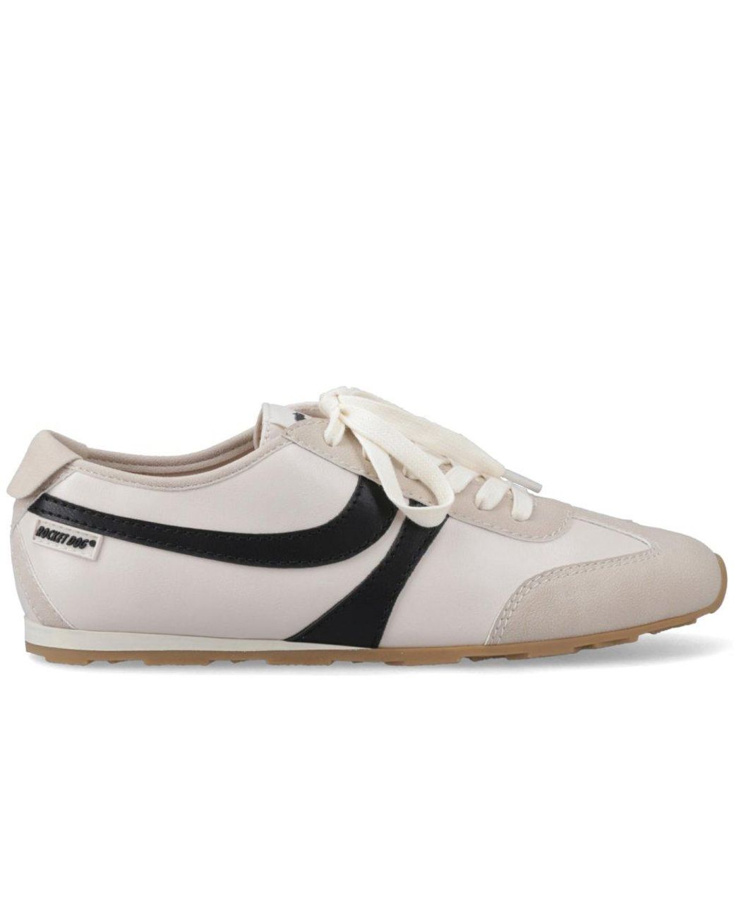 Rocket Dog White Destin Pu Combo Trainers