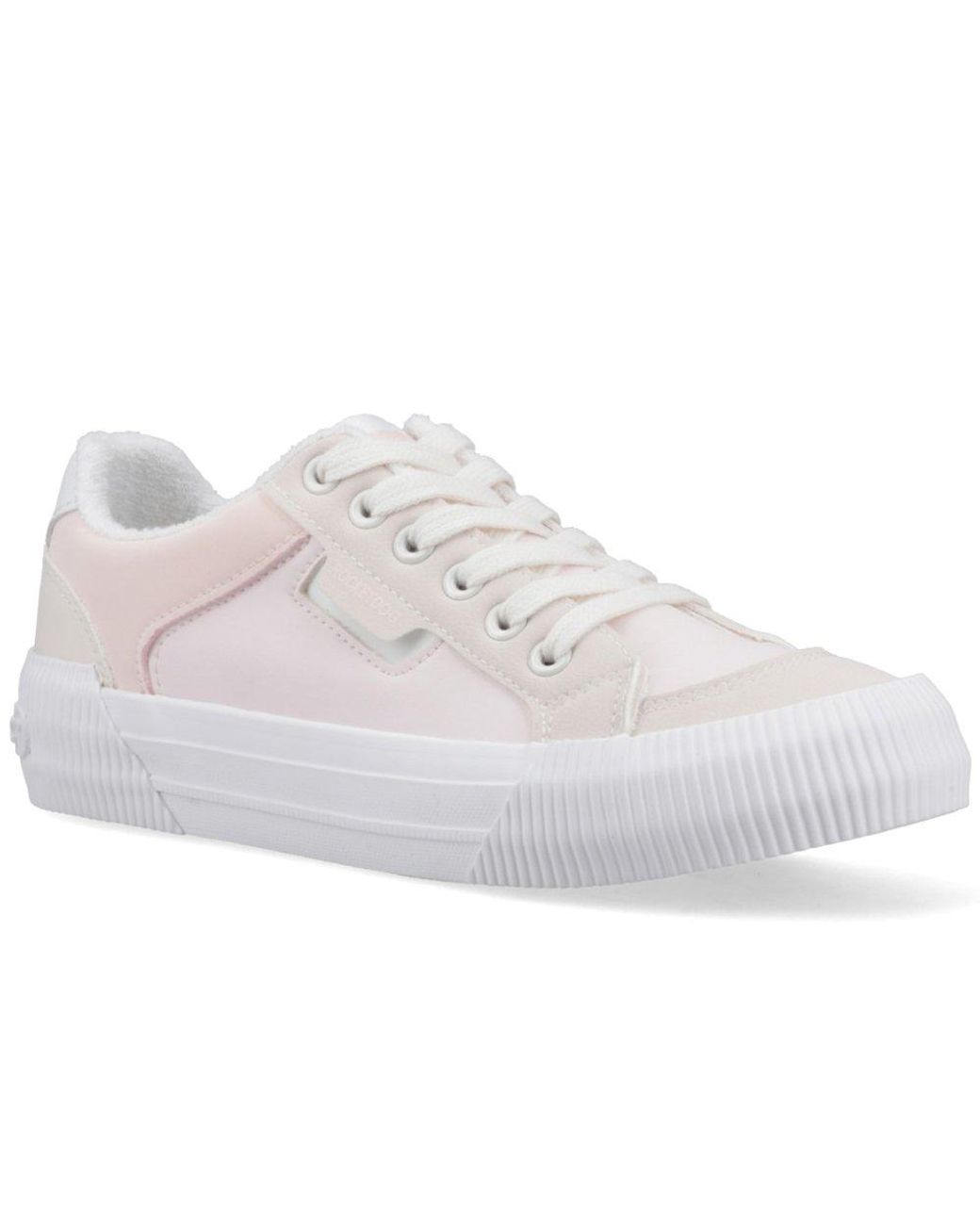 Rocket Dog White Cheery Blocked Lyon Trainers
