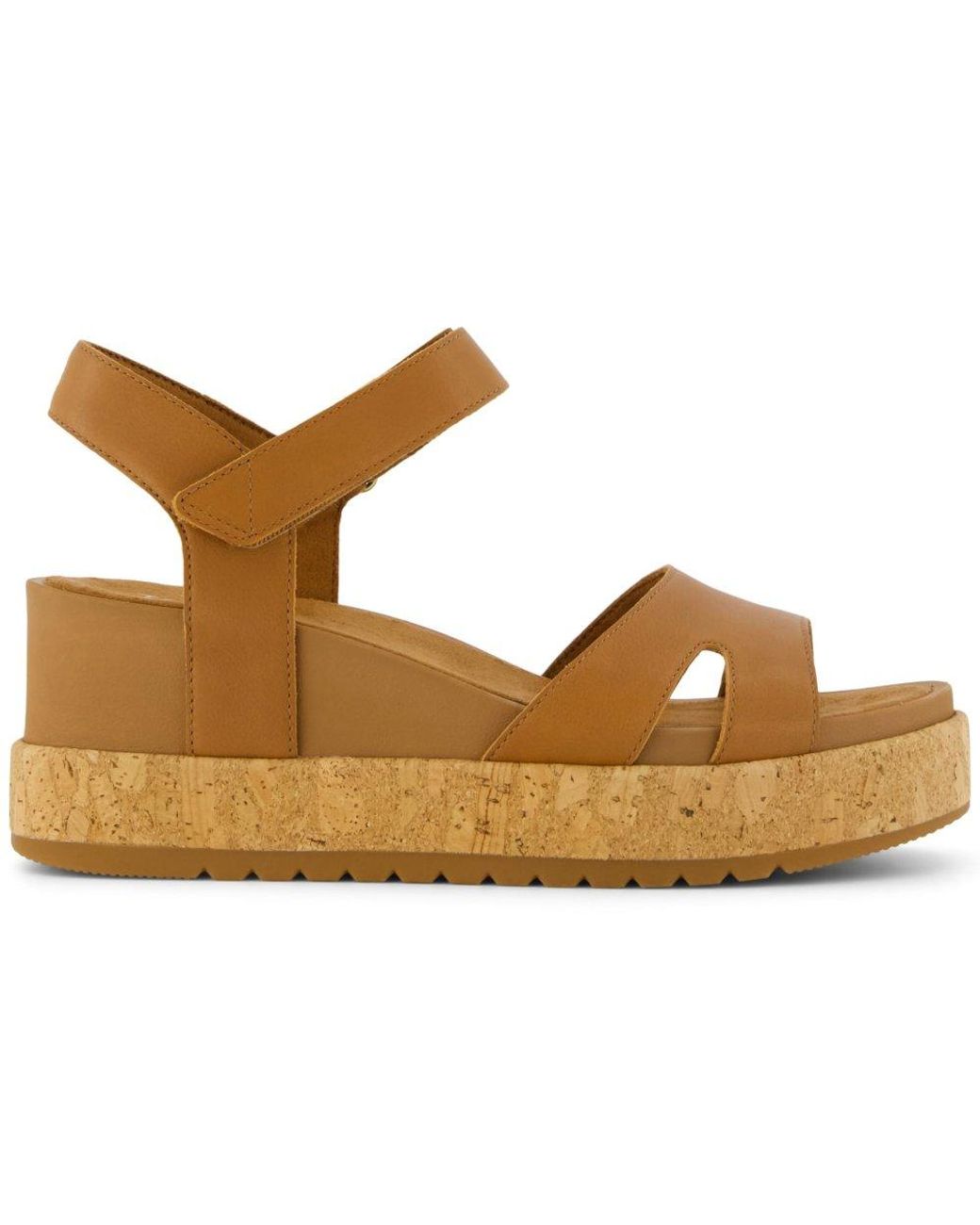 TOMS Brown Alana Wedge Sandals