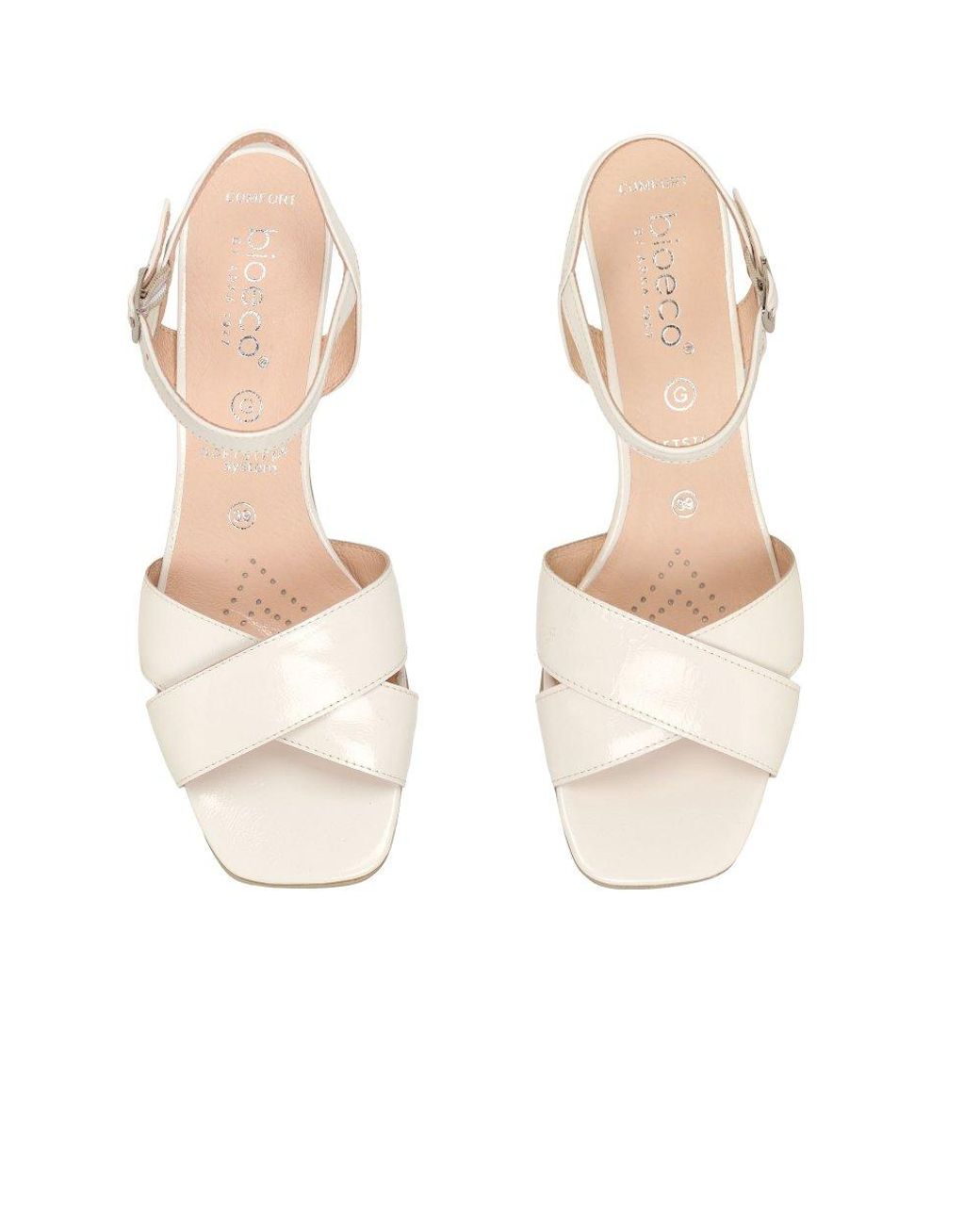 Bioeco White Gabriella Sandals