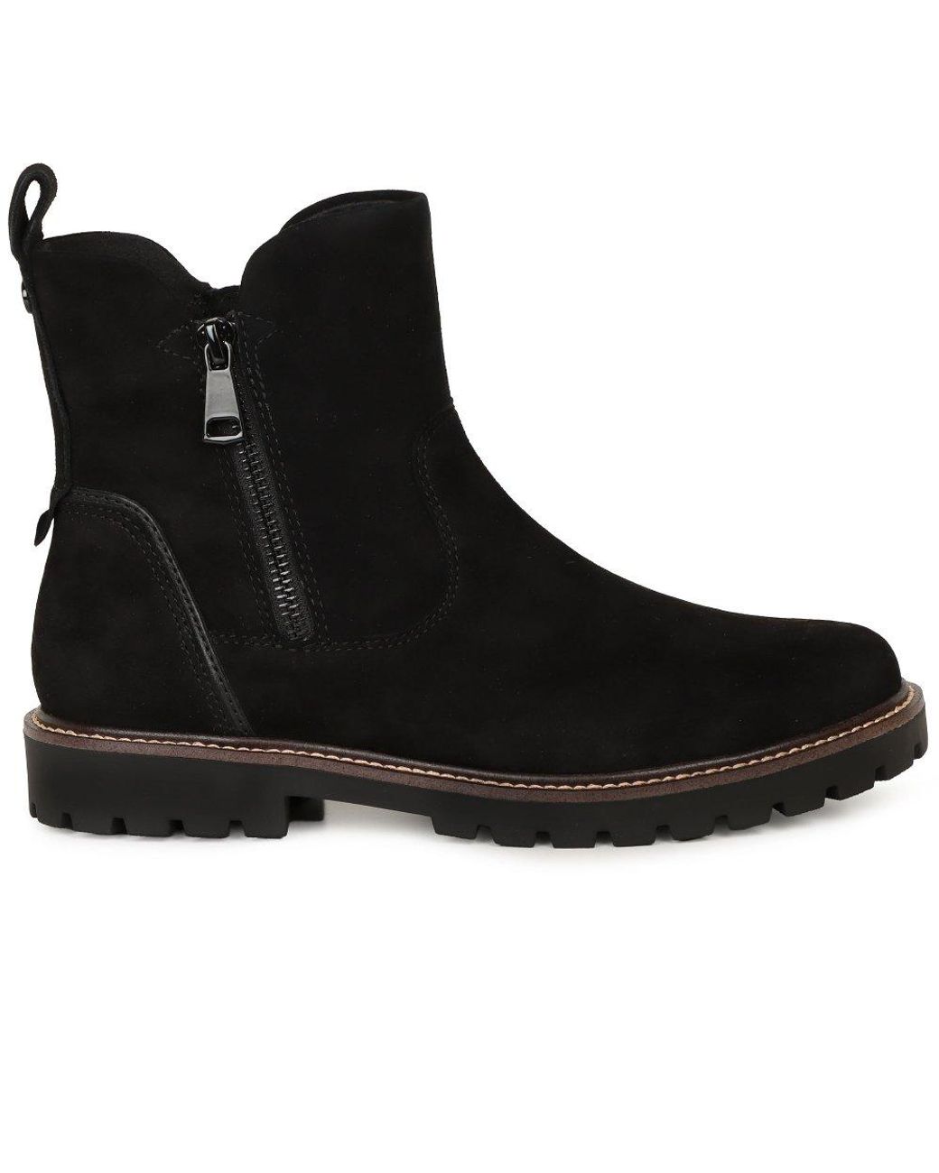 Caprice Black Darcy Ankle Boots