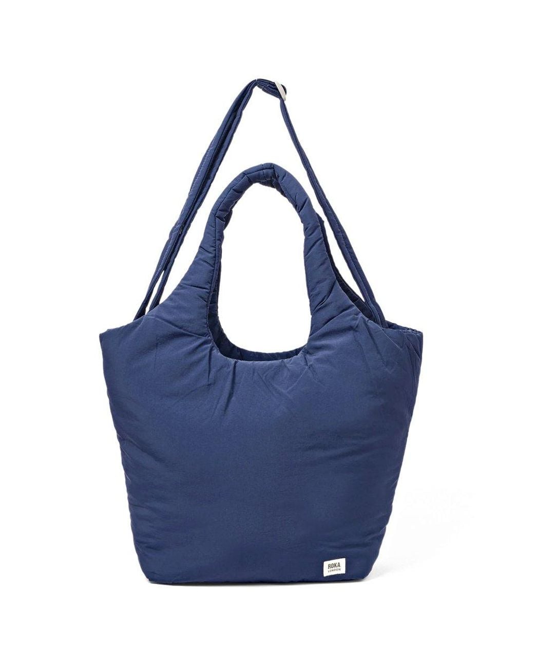 Roka Blue Oxford Shoulder Bag