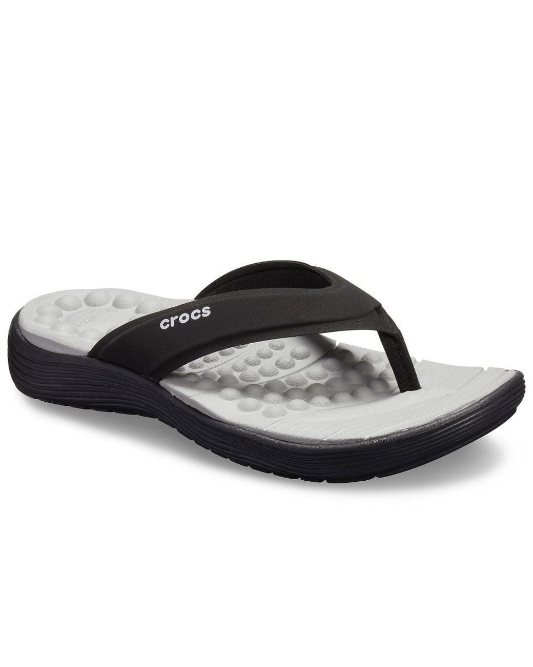 Crocs™ Reviva Womens Flip Flop Sandals in Black Lyst Australia